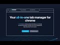 One Tab Group chrome extension