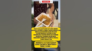 masyaAllah neneknya sayang banget sama cucunya,sehat sehat terus ya nek...#shortsvideo