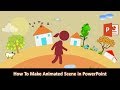 How to Make Animation Scene in Microsoft PowerPoint 2016 / 2019 Tutorial