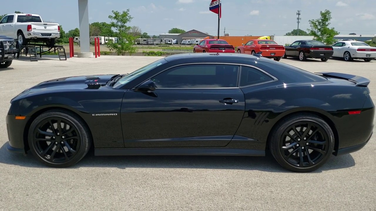 2013 Chevrolet Camaro Zl1 6 Speed Automatic In Black Clearcoat Walk Around Review Sold 10866 Summit Youtube