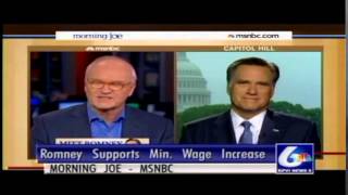 Romney: I Support Raising the Minimum Wage 5/9/14