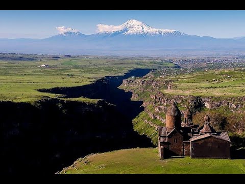 Красота Природы ! Армения, Кавказ,Фуршет на пороге Каньона .Построение церкви 1215 году.