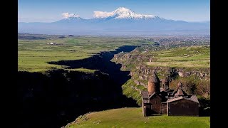 Красота Природы ! Армения, Кавказ,Фуршет На Пороге Каньона .Построение Церкви 1215 Году.
