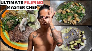 BEACH HOME FILIPINO COOKING - Tuna Tail In Vinegar With Eggplant (Kumander Daot Day)