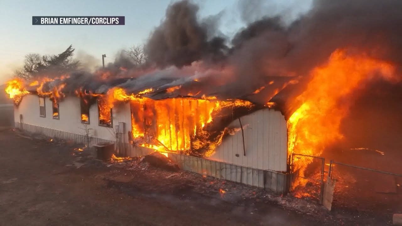 Oklahoma is under a state of emergency as wildfires burn thousands of acres.