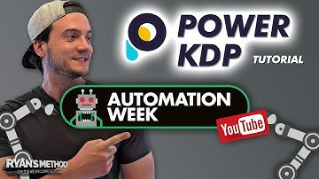 AUTOMATION WEEK: KDP Upload Automation w/ Power KDP 📚