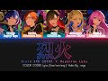 [FULL] 烈火 (Rekka, Inferno) ― Vivid BAD SQUAD &times; Megurine Luka | COLOR CODED Lyrics [kan/rom/eng]