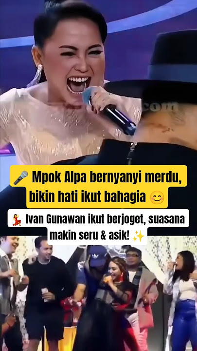 🎤 Mpok Alpa Bernyanyi Merdu, Ivan Gunawan Ikut Joget Asik! 💃✨