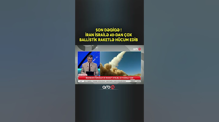 SON DƏQİQƏ! İran İsrailə 40-dan çox BALLİSTİK RAKETLƏ HÜCUMA KEÇİB