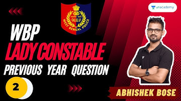✍️🔴 Previous Year Questions @ Math 🔥 পর্ব - 2 ‼️ KP & WBP কনস্টেবল, MTS, CGL || Abhishek Bose 🔥