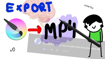 How to Export/Render Krita Animations (Krita to MP4)