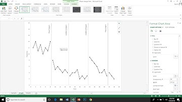Plotting Phase Change Lines on Graphs in Excel