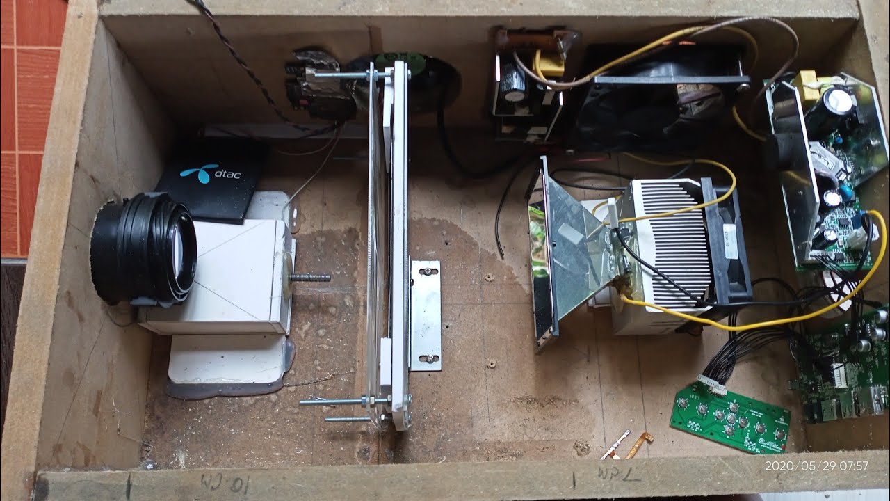 Projector Handmade จากมือถือ android (diy projector) - YouTube