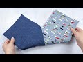 Sewing Tips for Beginners. How to Make fabric basket. DIY fabric storage box Tutorial.