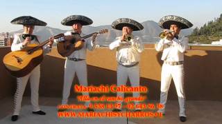 Video thumbnail of "MARIACHIS Y CHARROS CALICANTO ALLA EN EL RANCHO GRANDE"