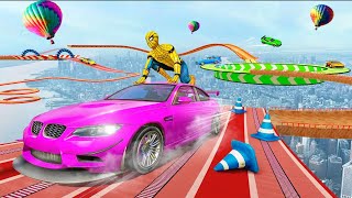 Superhero Car Stunts 2021 – Gt Racing Car Games Android Gameplay screenshot 1