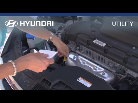 Hyundai | myHyundai | How to Check & Fill Engine Oil