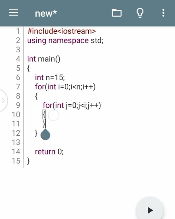 nested loop in c++ || c++ coding || Pro Developer - YouTube