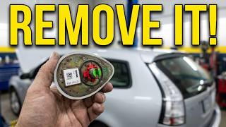 How To Remove Dead Shark Fin Antenna Saab 9-3 2004-2011 SportCombi