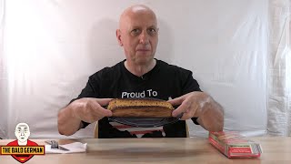 German tries a German Strudel Made in Italy