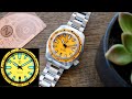 Zelos Hammerhead V3 300M TI Ember Orange Fully lumed dial Unboxing