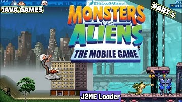 Monsters vs Aliens the mobile game (part 1) Java Games J2ME Loader