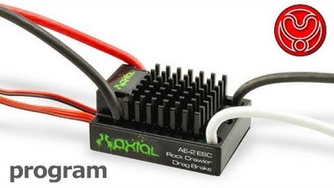 Programming Axial AE2 ESC without castle link by warny