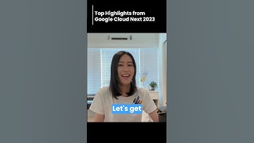 Google Cloud Next 2023 Highlights #shorts