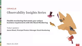 Flexible monitoring that meets your unique business requirements with OCI Stack Monitoring