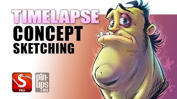 Autodesk Sketchbook Pro Timelapse : Concept Sketching 103
