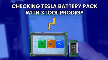 Checking Tesla Battery Pack with XTOOL PRODIGY