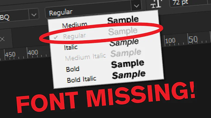 How to fix fonts not showing up in Adobe software (Even though they're installed)