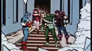 captain america 1966 avengers cartoon 70s promo