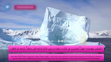 تلاوة نقية وهادئة بصوت ابو بكر الشبراوي|سورة البقرة|من 177-180