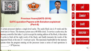 GATE CSE 2019 Questions with details solutions | Part-8
