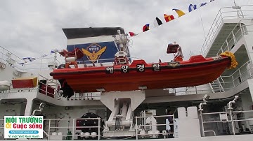 ​Tàu Lực lượng Bảo vệ bờ biển Hàn Quốc cập cảng Tiên Sa thăm Đà Nẵng