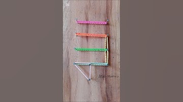 Allah name different colours rubber bands art 😍🕋 #minimuslim #shorts
