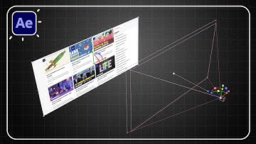 3D Camera Zoom And Focus Text Animation in After Effects Tutorials