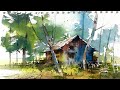 Watercolor demo by  Prakashanputhur