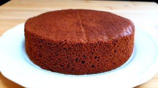 Chocolate Sponge Cake #shorts | Basic Chocolate Cake Recipe