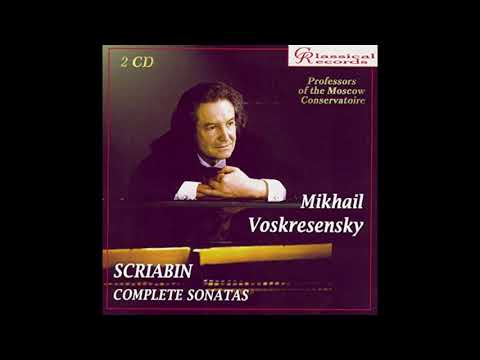 Scriabin - Sonata No.2 | Mikhail Voskresensky (piano)