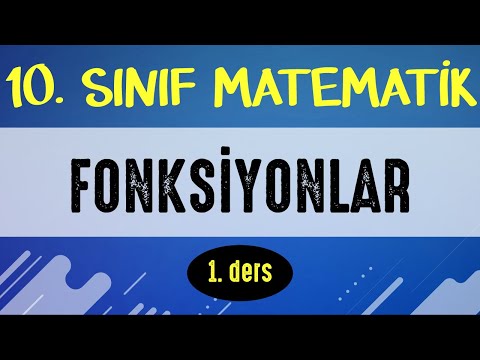 Fonksiyonlar 1  | 10. SINIF MATEMATİK | ŞENOL HOCA