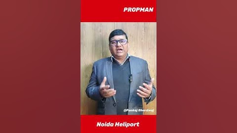 Heliport in Noida #noidaauthority #development #propman #announcement