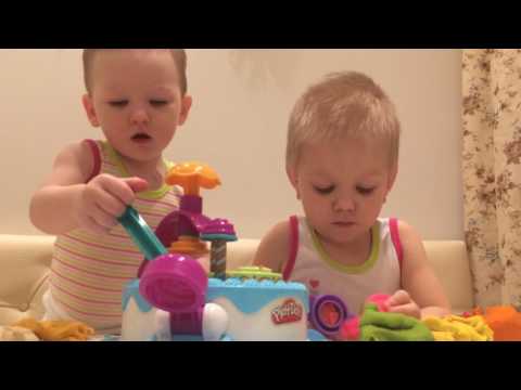Набор Play Doh Пластилин tutti frutti Лепим с детьми Children plasticine