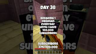Day 38 Of Breaking Obsidian Until I Have 100.000 Subscribers