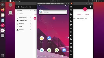 Genymotion 3.1.0 | Un emulador android para Ubuntu 20.04