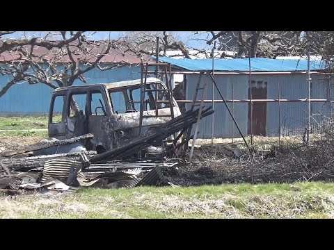 農作業小屋が全焼 焼け跡から男性の遺体（福島・会津美里町） - YouTube