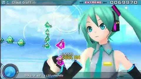 PPSSPP: Hatsune Miku Project DIVA Extend: Sekiranun Graffiti (EXTREME) - Perfect