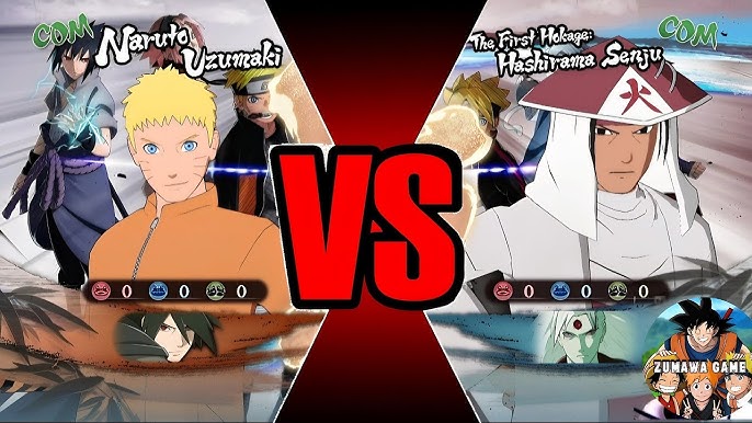 Naruto Rikudo Vs Luffy Gear 5 - Mugen (Realistic stats) #naruto #luffy