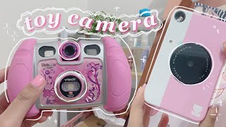 💖 a pink toy camera for the y2k aesthetic || digicams in 2023, vtech kidizoom twist & kodak unboxing